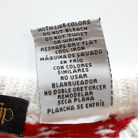 Girls 3T Reindeer Intarsia Cable Knit Sweater Dress with Beanie Hat Christmas - Picture 10 of 13